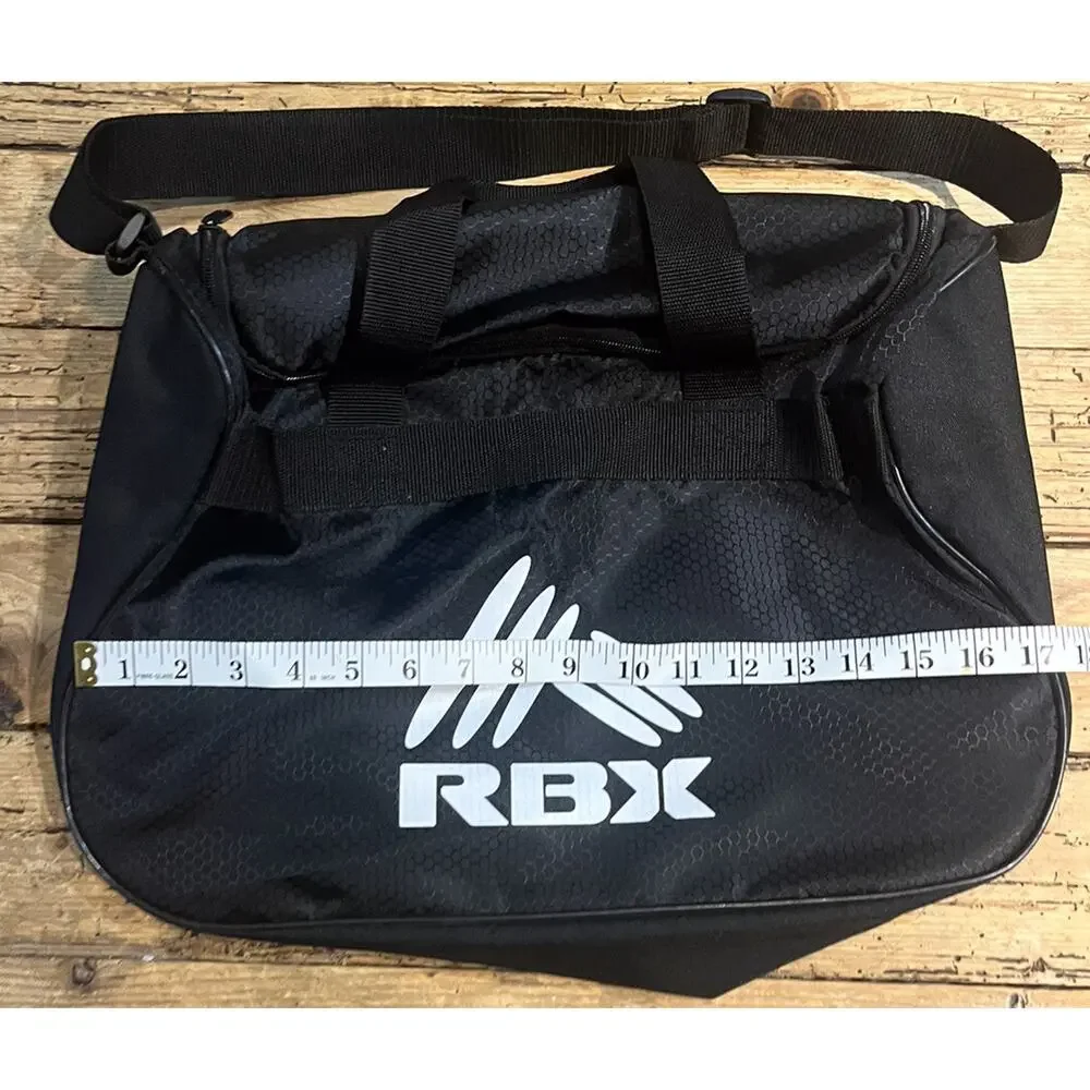 RBX Black Duffle Bag Small Fits Gym Locker NWOT